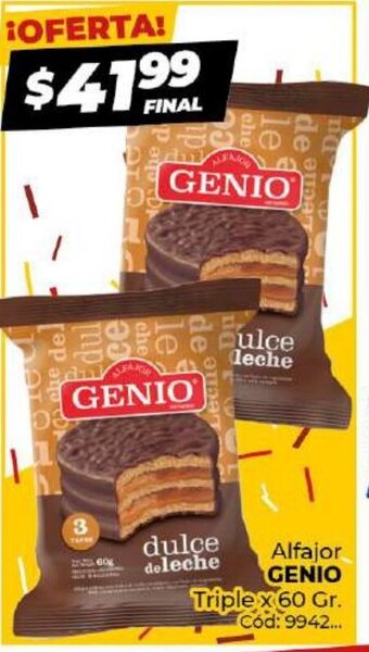 Diarco Alfajor Genio oferta