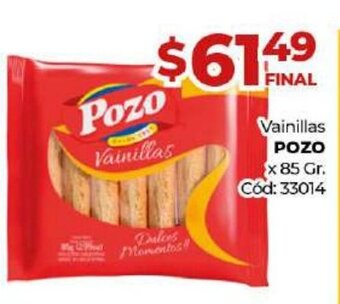 Diarco Vainillas Pozo oferta