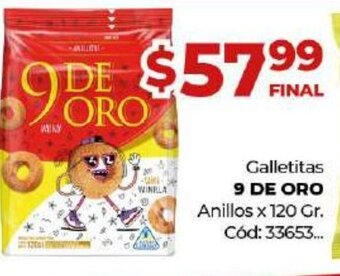 Diarco Galletitas 9 De Oro oferta