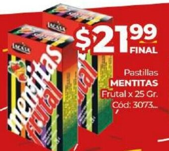 Diarco Pastillas Mentitas oferta