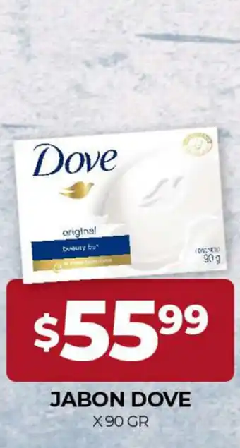 Supermercados Tadicor Dove Jabon x 90gr oferta
