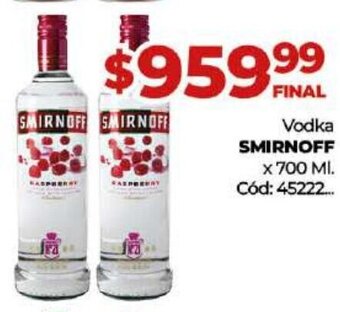 Diarco Vodka Smirnoff oferta