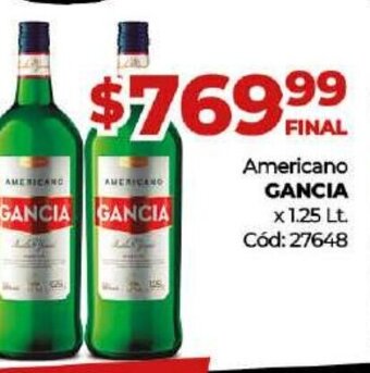 Diarco Americano Gancia oferta