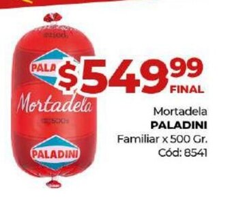 Diarco Mortadela Paladini oferta