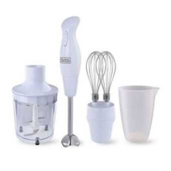 Maitess Mixer black+decker hb1003wc 500w blanca c/varilla acero oferta