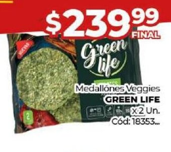 Diarco Medallónes Veggies Green LIfe oferta
