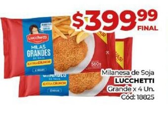 Diarco Milanesa De Soja Lucchetti oferta