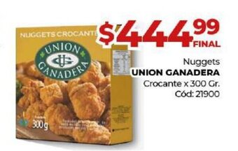 Diarco Nuggets Union Ganadera oferta