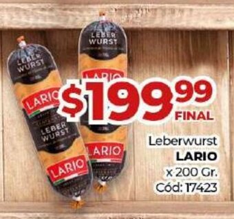 Diarco Leberwurst Lario oferta