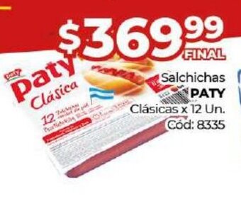 Diarco Salchichas Paty oferta