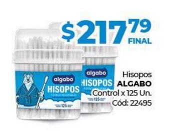 Diarco Hisopos Algabo oferta