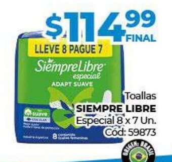 Diarco Toallas Siempre L:ibre oferta