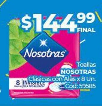 Diarco Toallas Nosotras oferta