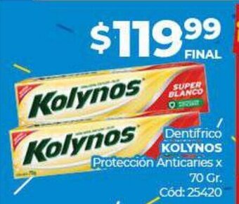 Diarco Dentifrico Kolynos oferta