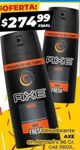 Diarco Desodorante Axe oferta