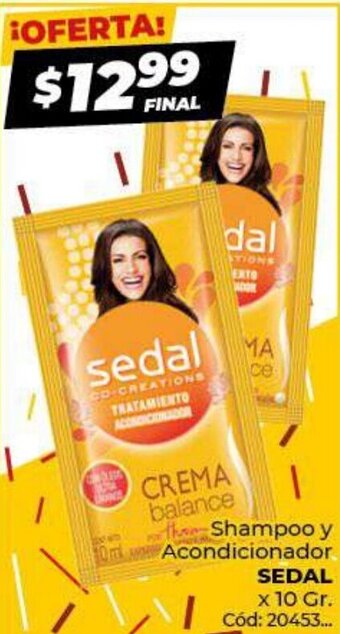 Diarco Shampoo y Acondicionador Sedal oferta