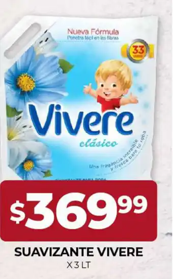 Supermercados Tadicor Vivere Suavizante x 3 Lt oferta