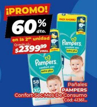 Diarco Pañales Pampers oferta