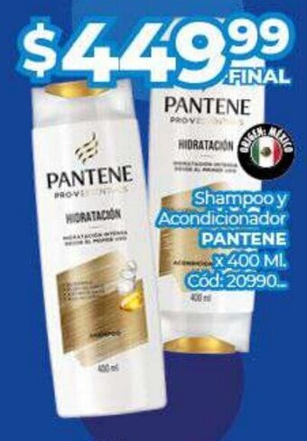 Diarco Shampoo y Acondicionador Pantene oferta
