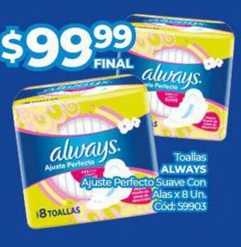 Diarco Toallas Always oferta