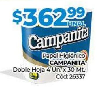 Diarco Papel Higiénico Campanita oferta