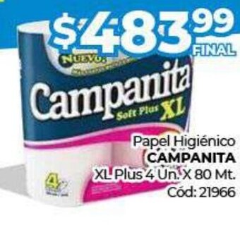 Diarco Papel Higiénico Campanita oferta