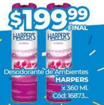 Diarco Desodorante de Ambientes Harpers oferta