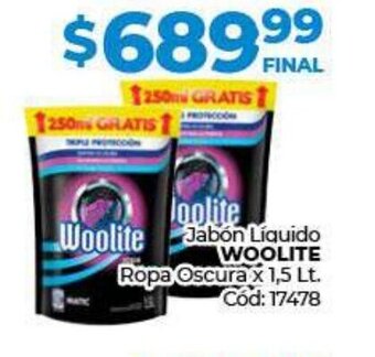 Diarco Jabón Líquido Woolite oferta
