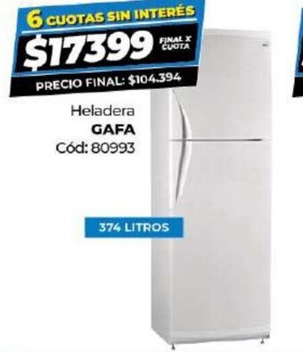 Diarco Heladera Gafa oferta
