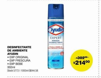 Atomo Conviene Desinfectante De Ambiente Ayudin oferta