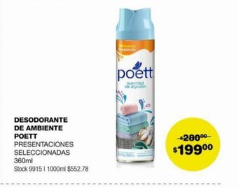 Atomo Conviene Desodorante De Ambiente Poett oferta