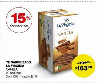 Atomo Conviene Té Saborizado La Virginia oferta