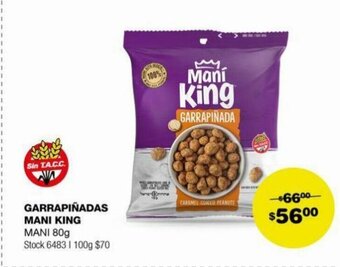 Atomo Conviene Garrapiñadas Mani King oferta
