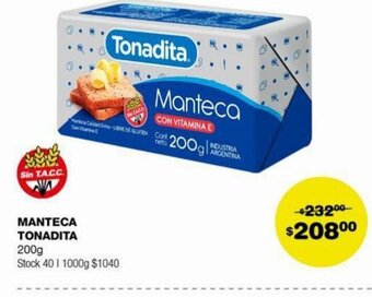 Atomo Conviene Manteca Tonadita oferta