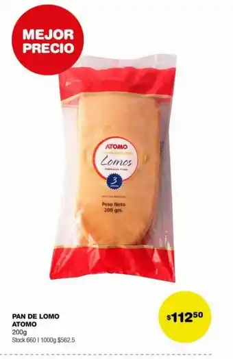 Atomo Conviene Pan de Lomo Atomo oferta