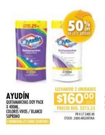 Pigmento Ayudin oferta