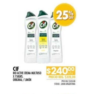 Pigmento Cif oferta