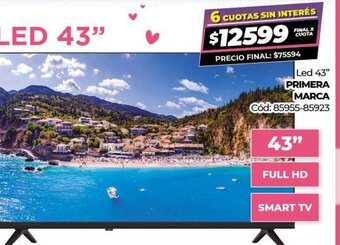 Diarco Led 43" Primera Marca oferta