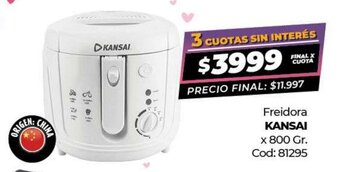 Diarco Freidora Kansai oferta