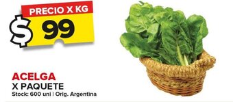 Carrefour Maxi Acelga oferta