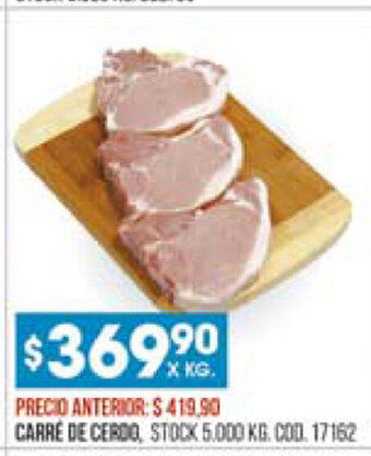 Coto Carré De Cerdo x kg oferta