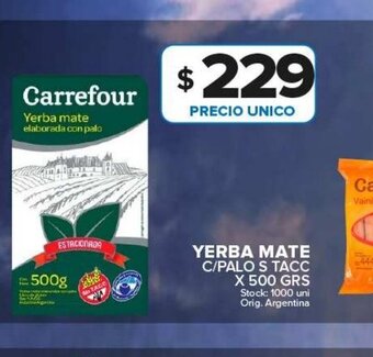 Carrefour Maxi Yerba Mate C/Palo S Tacc oferta