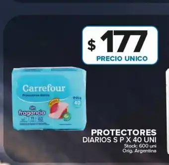 Carrefour Maxi Protectores Diarios S Px40 Uni oferta
