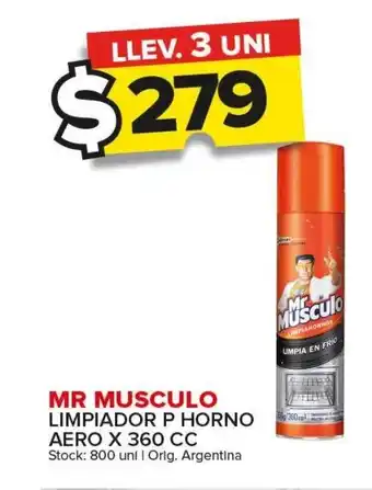 Carrefour Maxi Mr Musculo Limpiador P Horno Aero x360cc oferta