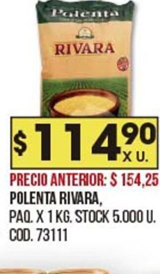 Coto Polenta Rivara oferta