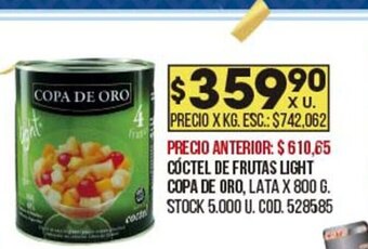 Coto Cóctel de Frutas Light Copa de Oro oferta