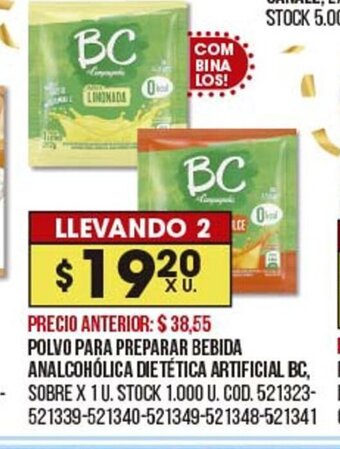 Coto Polvo Para Preparar Bebida Analcohólica Dietetica Artificial oferta