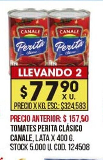 Coto Tomates Perita Clásico Canale oferta