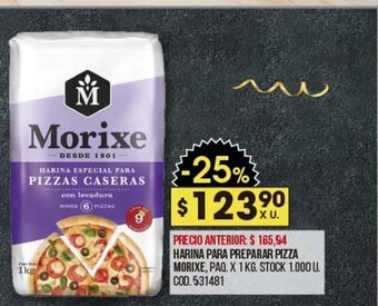 Coto Harina Para Preparar Pizza Morixe oferta