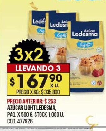 Coto Azúcar Light Ledesma oferta